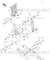 SUSPENSION / AMORTISSEUR pour Kawasaki NINJA 400 2020
