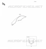 ACCESSOIRE(Windshield) pour Kawasaki NINJA 400 2020