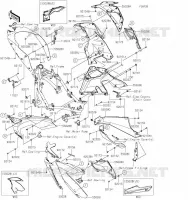 CARENAGE INFERIEUR pour Kawasaki NINJA 400 2020