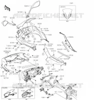 CARENAGES pour Kawasaki NINJA 400 2020