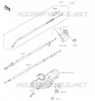 Cables pour Kawasaki NINJA 400 2020