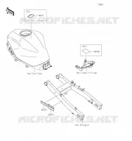 ETIQUETTES pour Kawasaki NINJA 400 2020