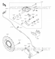 FREIN ARRIERE pour Kawasaki NINJA 400 2020