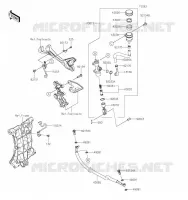 MAITRE CYLINDRE ARRIÈRE pour Kawasaki NINJA 400 2020