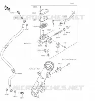 MAITRE CYLINDRE AVANT pour Kawasaki NINJA 400 2020