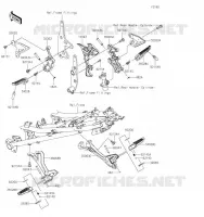 REPOSES PIED pour Kawasaki NINJA 400 2020