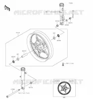 ROUE AVANT pour Kawasaki NINJA 400 2020