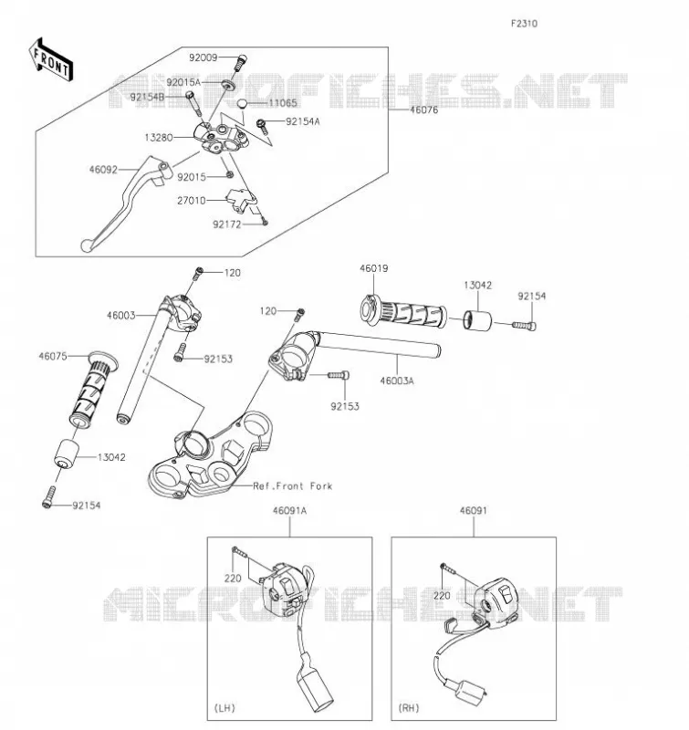 GUIDON Kawasaki MOTOS 400 2020 NINJA 400  EX400HLFB
