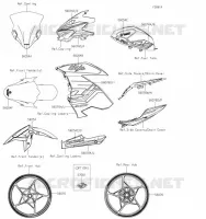 AUTOCOLLANT(GREEN)  400 kawasaki-moto 2023 NINJA 400 62