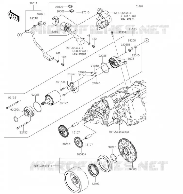 DEMARREUR Kawasaki MOTOS 650 2023 NINJA 650  EX650SPFNN