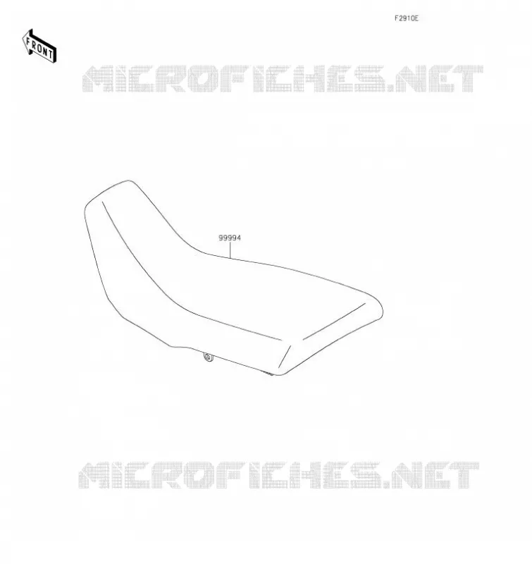 ACCESSOIRE(Seat) Kawasaki MOTOS 650 2023 KLR650  KL650FPFNN