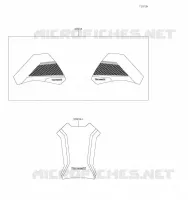 ACCESSOIRE(Tank Pad) pour Kawasaki KLR650 2023