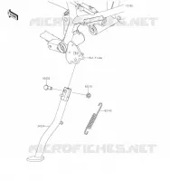 BEQUILLES pour Kawasaki KLR650 2023