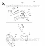 FREIN ARRIERE pour Kawasaki KLR650 2023