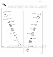 SOUPAPE pour Kawasaki KLR650 2023