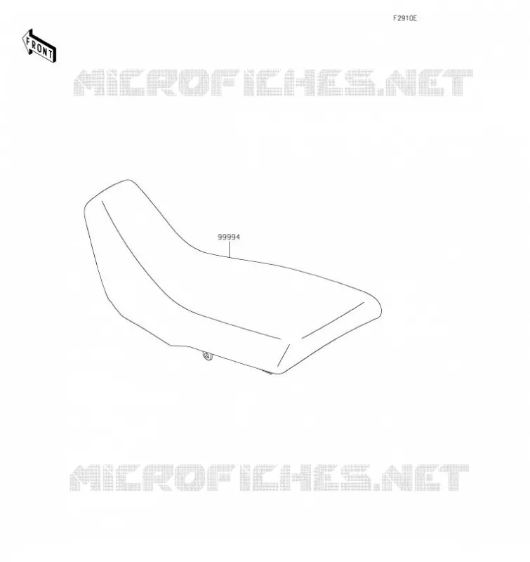 ACCESSOIRE(Seat) Kawasaki MOTOS 650 2023 KLR650  KL650GPFNN