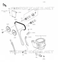 ARBRE A CAME/TENDEUR pour Kawasaki KLR650 S 2023