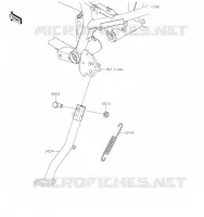 BEQUILLES pour Kawasaki KLR650 S 2023