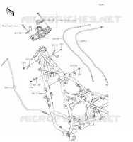 CABLES pour Kawasaki KLR650 S 2023