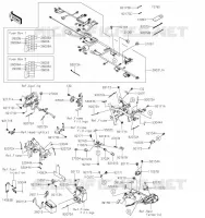 CHASSIS EQUIPMENT ELECTRIQUE pour Kawasaki KLR650 S 2023