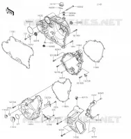 COUVERCLES MOTEUR pour Kawasaki KLR650 S 2023