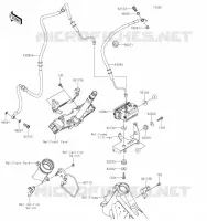 DURITE DE FREIN pour Kawasaki KLR650 S 2023