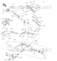 &Eacute;CHAPPEMENT pour Kawasaki KLR650 S 2023