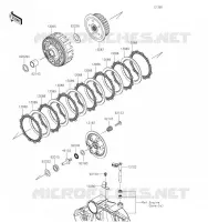 EMBRAYAGE pour Kawasaki KLR650 S 2023