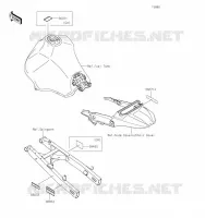 ETIQUETTES pour Kawasaki KLR650 S 2023