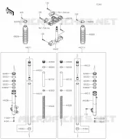 FOURCHE pour Kawasaki KLR650 S 2023