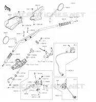 GUIDON pour Kawasaki KLR650 S 2023