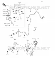 MAITRE CYLINDRE AV pour Kawasaki KLR650 S 2023