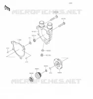 POMPE &Agrave; EAU pour Kawasaki KLR650 S 2023