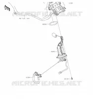 POMPE A ESSENCE pour Kawasaki KLR650 S 2023
