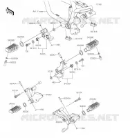 REPOSE PIED pour Kawasaki KLR650 S 2023