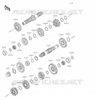 TRANSMISSION pour Kawasaki KLR650 S 2023