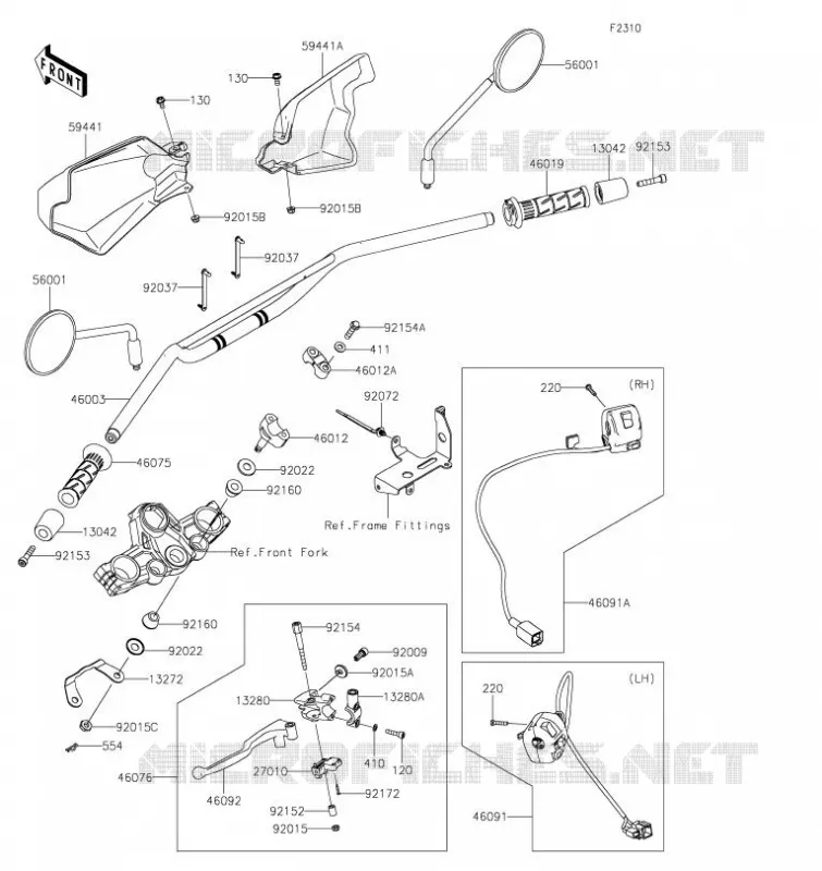 GUIDON Kawasaki MOTOS 650 2023 KLR650 S  KL650KPFNL
