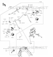 ACCESSOIRE(PHARE ADDITIONEL) pour Kawasaki KLR650 S 2023