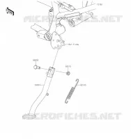 BEQUILLES pour Kawasaki KLR650 S 2023