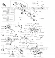 CHASSIS EQUIPMENT ELECTRIQUE pour Kawasaki KLR650 S 2023
