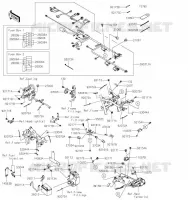 CHASSIS EQUIPMENT ELECTRIQUE pour Kawasaki KLR650 S 2023