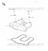 COUVRE CULASSE pour Kawasaki KLR650 S 2023