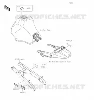 ETIQUETTES pour Kawasaki KLR650 S 2023