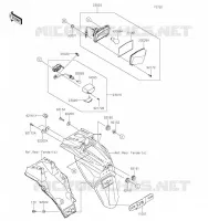 FEUX ARRI&Egrave;RE(S) pour Kawasaki KLR650 S 2023