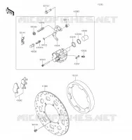 FREIN AVANT pour Kawasaki KLR650 S 2023