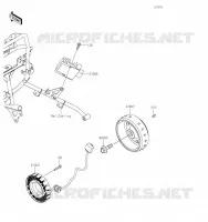 GENERATEUR pour Kawasaki KLR650 S 2023