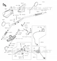 GUIDON pour Kawasaki KLR650 S 2023