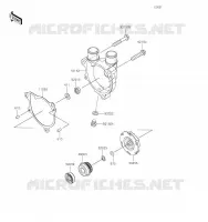 POMPE &Agrave; EAU pour Kawasaki KLR650 S 2023