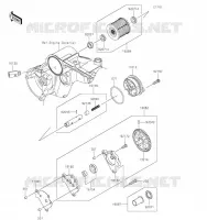 POMPE A HUILE pour Kawasaki KLR650 S 2023
