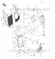 RADIATEUR pour Kawasaki KLR650 S 2023
